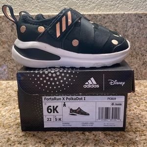 Adidas Fortarun x Polka Dot Minnie Mouse Disney Toddler Shoes